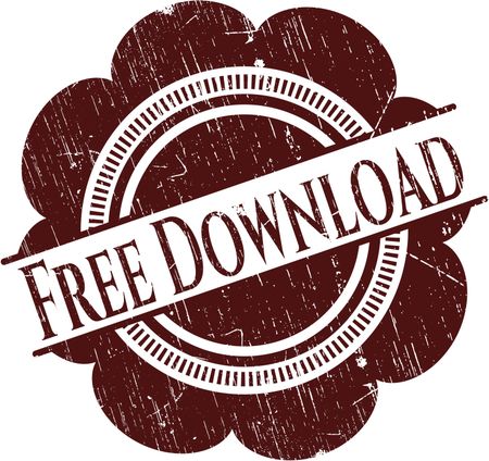 Free Download rubber grunge seal