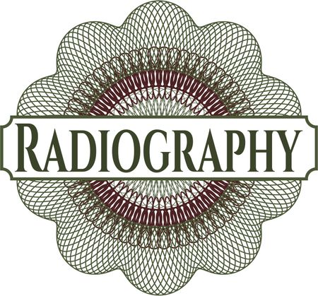 Radiography abstract rosette
