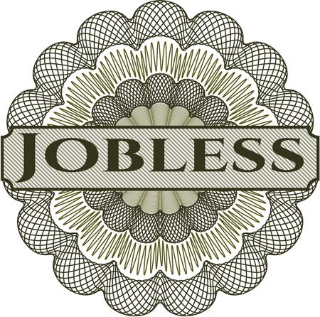 Jobless money style rosette