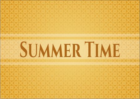 Summer Time poster or banner