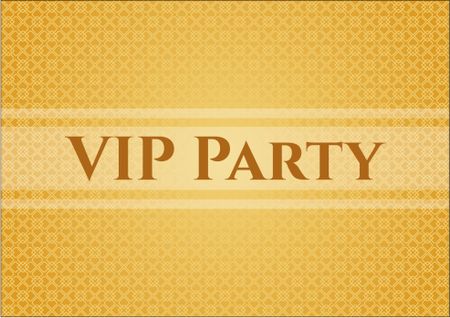 VIP Party banner