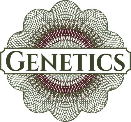 Genetics abstract linear rosette