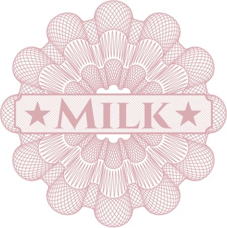 Milk rosette