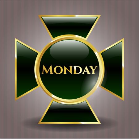 Monday gold emblem