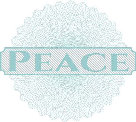 Peace linear rosette