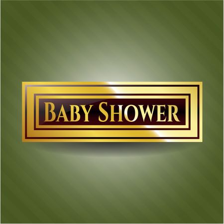 Baby Shower gold badge