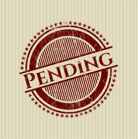 Pending rubber stamp