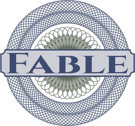 Fable abstract linear rosette