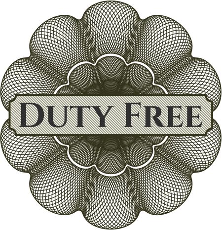 Duty Free abstract rosette