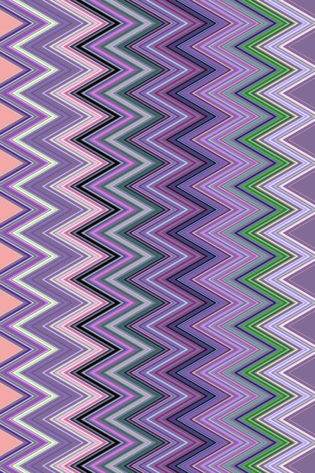 Zigzag pattern for decoration and background with themes of repetition, conformity, alternation
