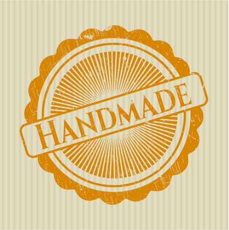 100% Handmade Stamp Royalty Free SVG, Cliparts, Vectors, and Stock  Illustration. Image 12221991.