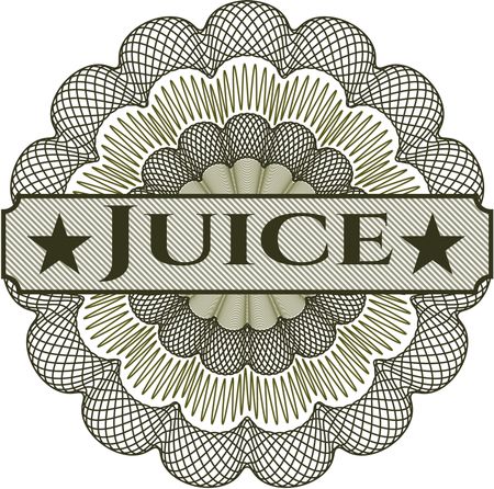 Juice abstract rosette