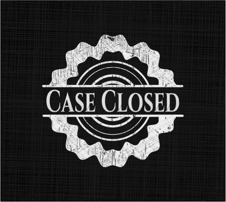 Case Closed chalkboard emblem