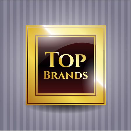 Top Brands gold emblem