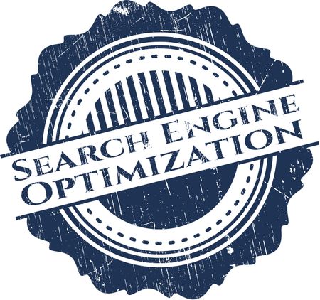 Search Engine Optimization grunge stamp