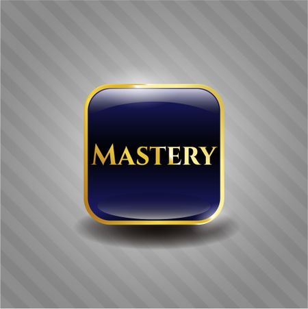 Mastery gold shiny badge
