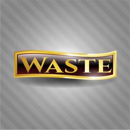 Waste gold badge