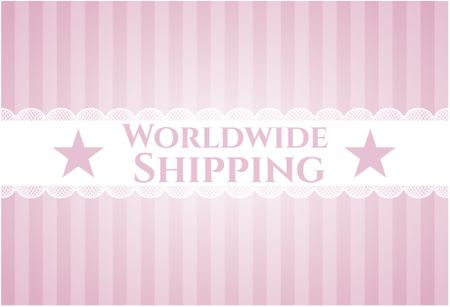 Worldwide Shipping poster