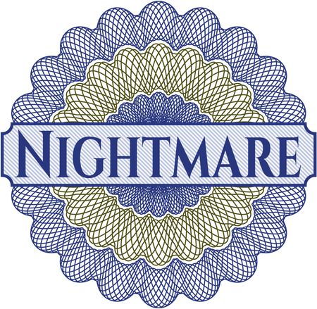 Nightmare abstract linear rosette