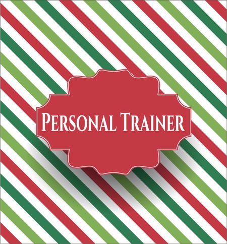 Personal Trainer banner or poster
