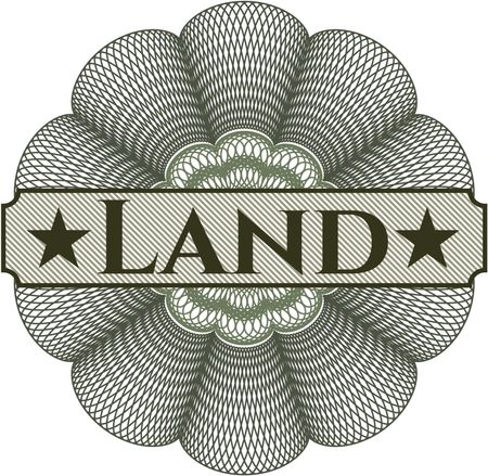 Land abstract linear rosette