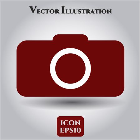 Photo camera icon or symbol