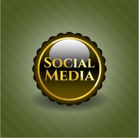 Social Media golden badge