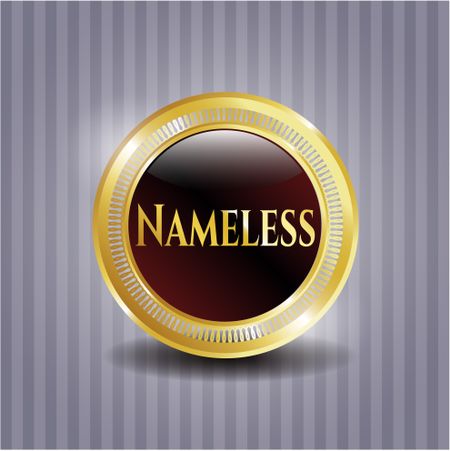 Nameless gold shiny emblem