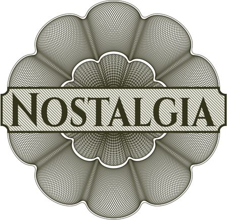Nostalgia abstract rosette