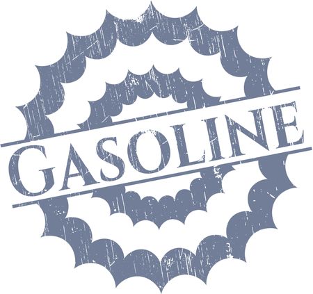 Gasoline grunge style stamp