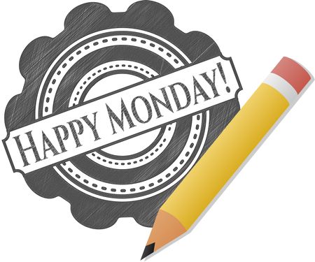 Happy Monday! draw (oencil strokes)