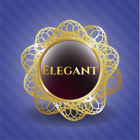 Elegant shiny badge