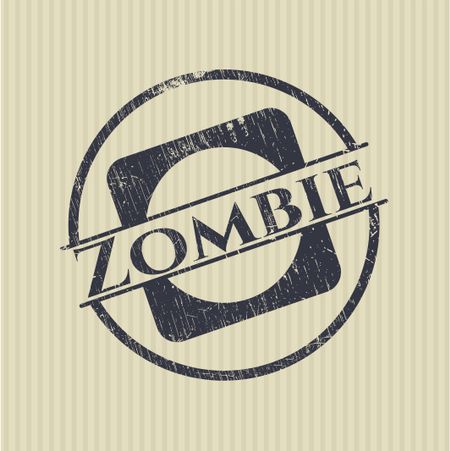 Zombie rubber grunge texture stamp