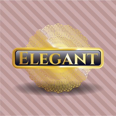 Elegant gold emblem
