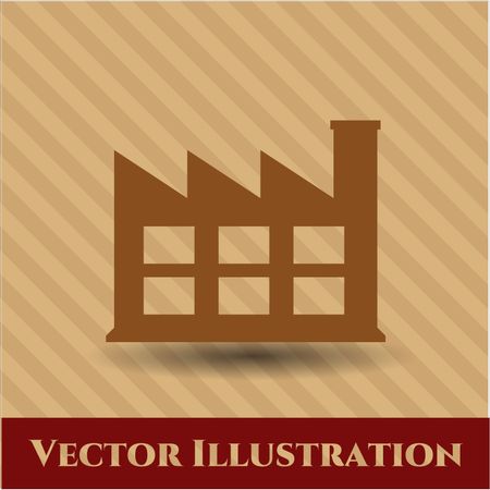 Factory vector symbol