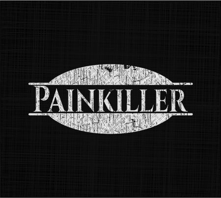 Painkiller written on a chalkboard