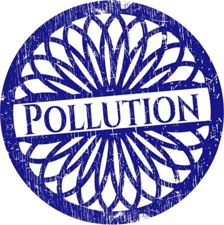 Pollution rubber grunge texture stamp