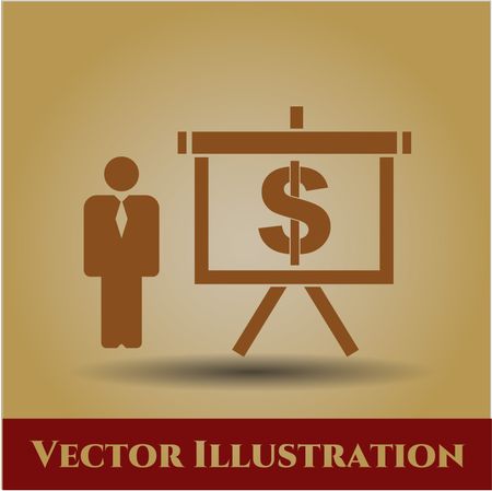 Business Presentation vector icon