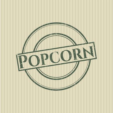 Popcorn grunge stamp