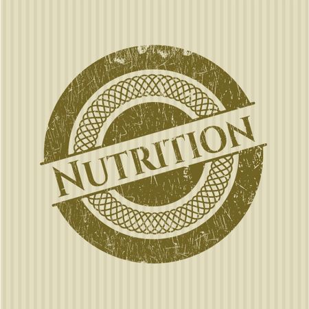 Nutrition rubber stamp