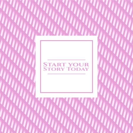 Start your Stroy Today colorful banner