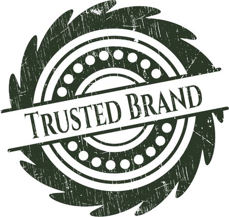 Trusted Brand grunge style stamp