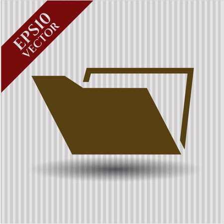 Folder icon vector illustration