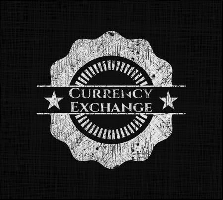 Currency Exchange chalkboard emblem