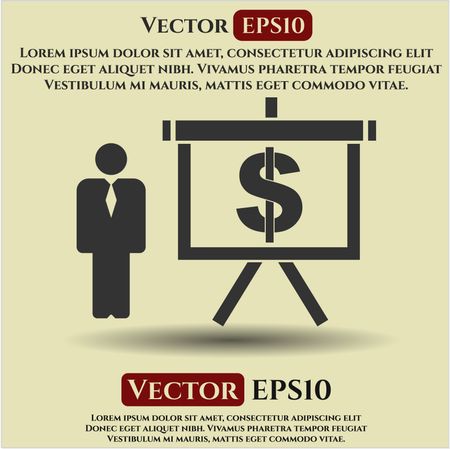 Business Presentation vector symbol