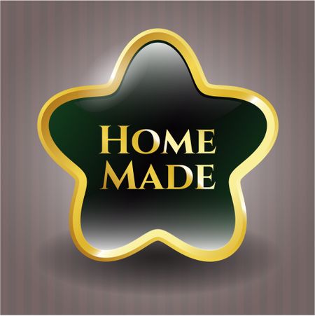 Home Made gold badge or emblem