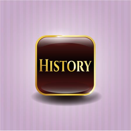 History gold emblem