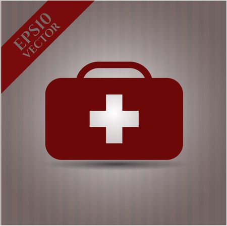 Medical briefcase symbol