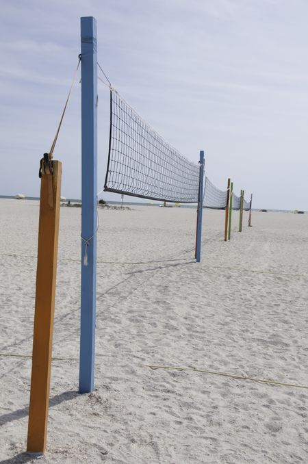 Four deserted courts on the Gulf coast