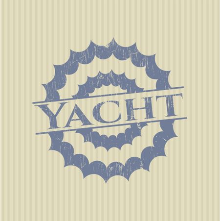 Yacht rubber stamp